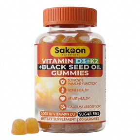 Vitamin D3 + K2 Gummies (5,000 IU)