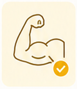 Muscle building icon
