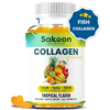 Halal Marine Collagen Gummies for Anti-Aging, Hair, Skin & Nails