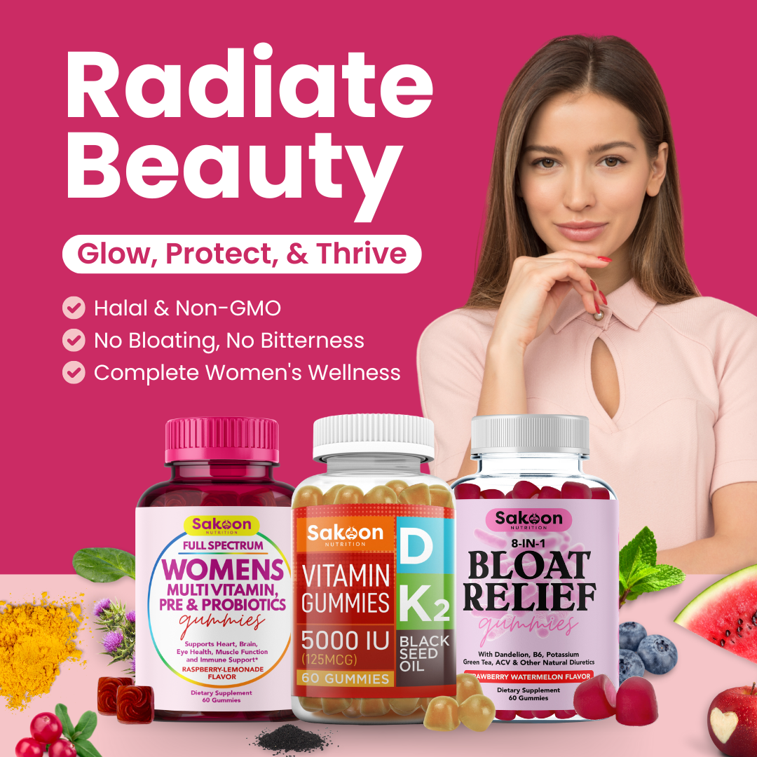 Womens Daily Defense Bundle: Energy, Immunity & Gut Health Gummies