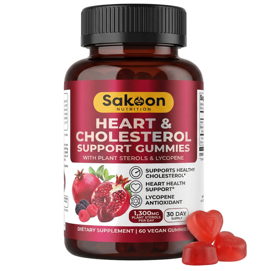 Heart & Cholesterol Support Gummies With Plant Sterols & Lycopene
