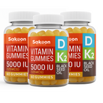 5000 IU Vitamin D3 With Vitamin K2 & Black Seed Oil