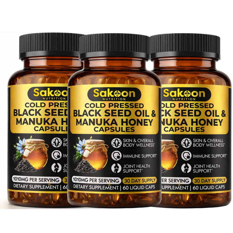 Black Seed Oil & Manuka Honey Capsules