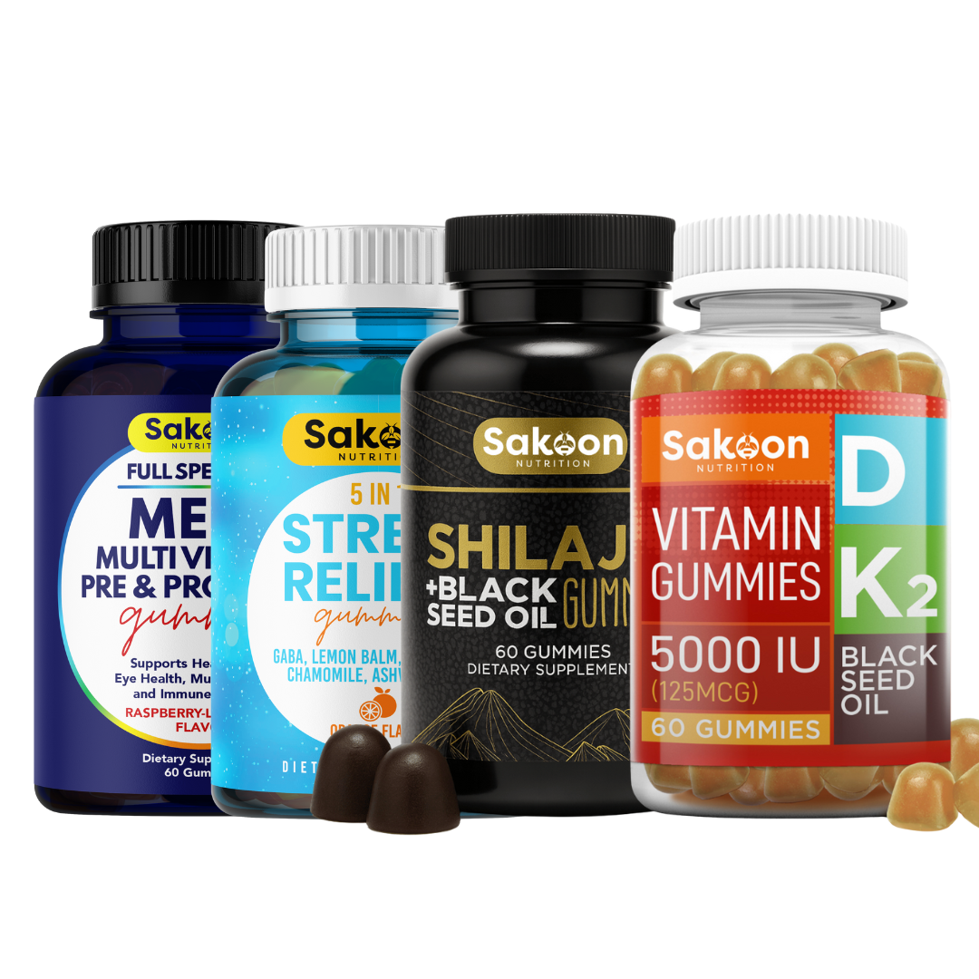 Men’s Daily Defense Bundle: Energy, Immunity & Gut Health Gummies