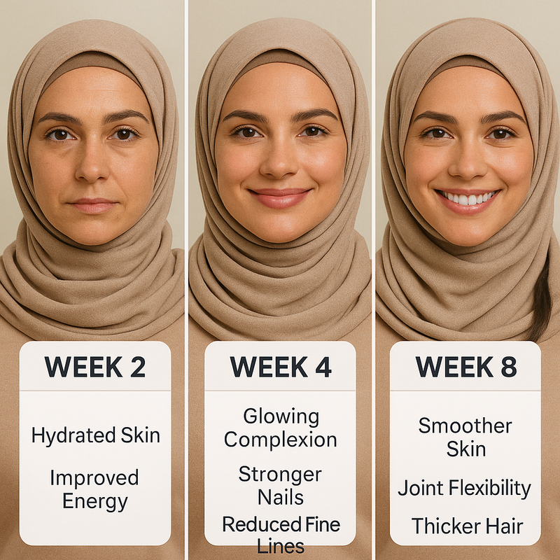 Collagen Peptides Gummies – Types I, II & III