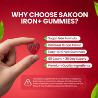 Sugar-Free Iron Gummies