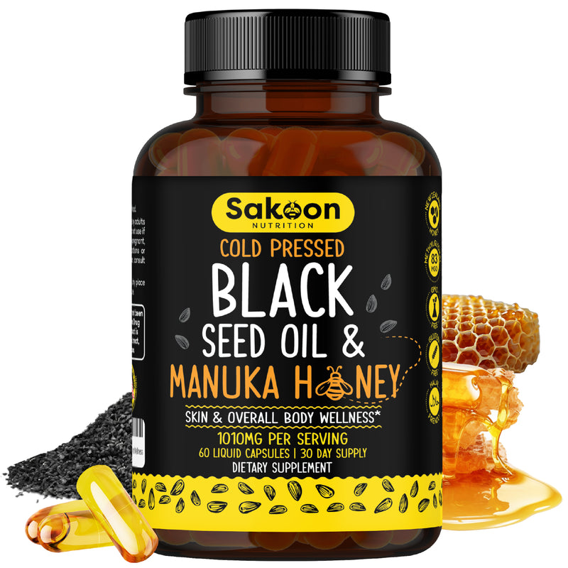 Black Seed Oil & Manuka Honey Capsules