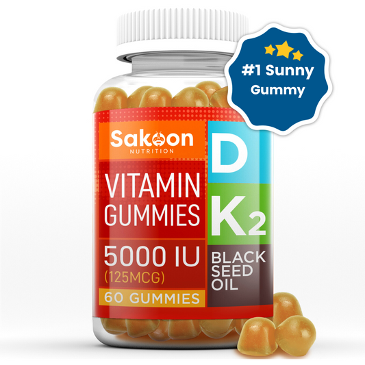 5000 IU Vitamin D3 With Vitamin K2 & Black Seed Oil