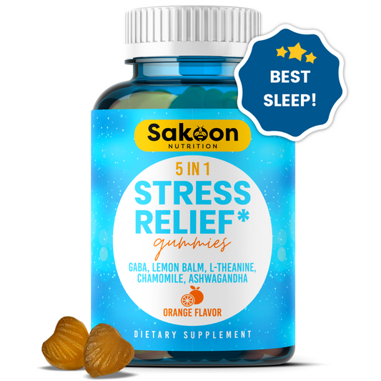 6 in 1 Stress Relief Gummies
