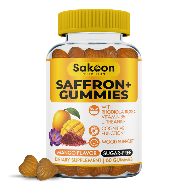 Saffron Mood Gummies (Sugar-Free)