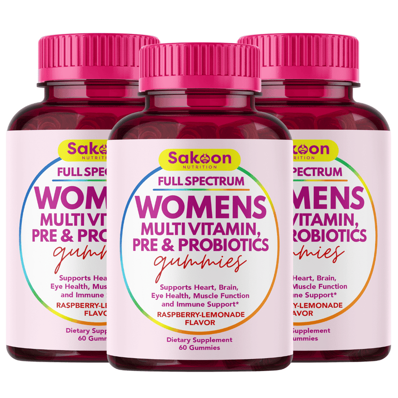 Womens Full Spectrum Multivitamin with Pre+Probiotics Gummy