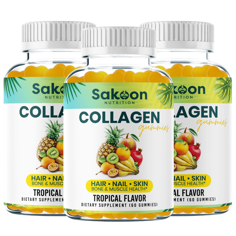 Halal Collagen Gummies for Anti-Aging, Hair, Skin & Nails