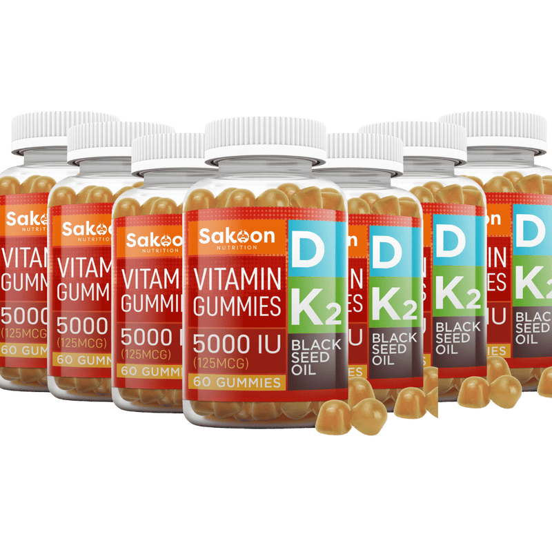 5000 IU Vitamin D3 With Vitamin K2 & Black Seed Oil