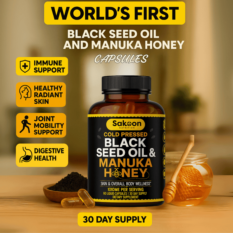 Black Seed Oil & Manuka Honey Capsules BOGO DEAL