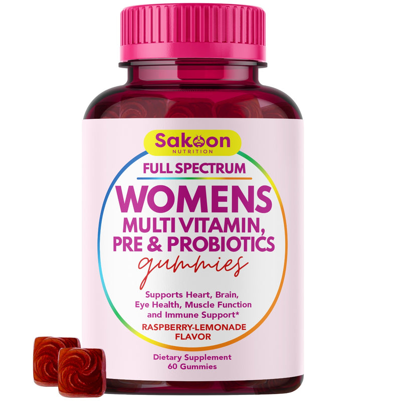 Womens Full Spectrum Multivitamin with Pre+Probiotics Gummy