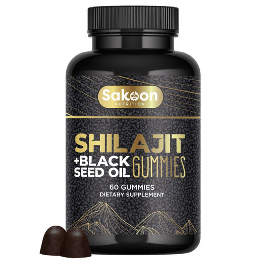 Pure Shilajit & Black Seed Oil Gummies