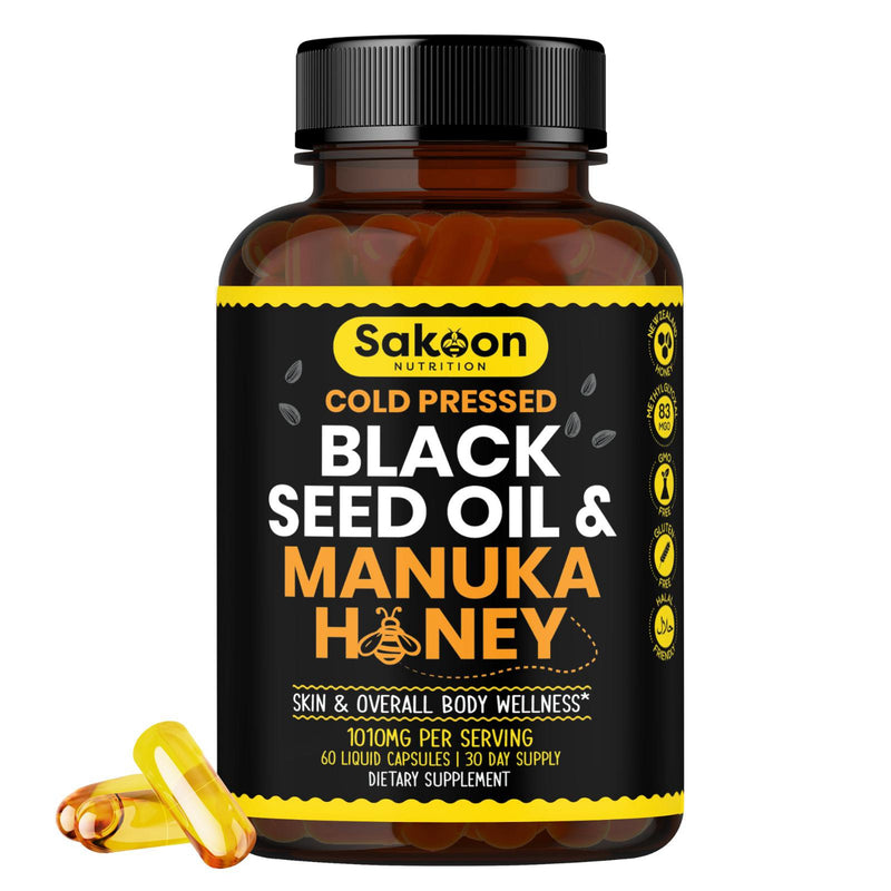 Black Seed Oil & Manuka Honey Capsules