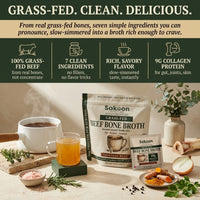 Grass-Fed Beef Bone Broth Powder