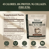 Grass-Fed Beef Bone Broth Powder