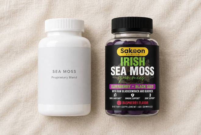 Sakoon ingredients, each with its own dose