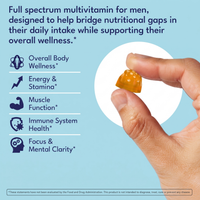 Men's Multivitamin Sugar Free Gummies