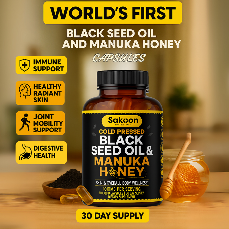 Black Seed Oil & Manuka Honey Capsules