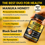 Black Seed Oil & Manuka Honey Capsules