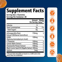 6 in 1 Stress Relief Gummies