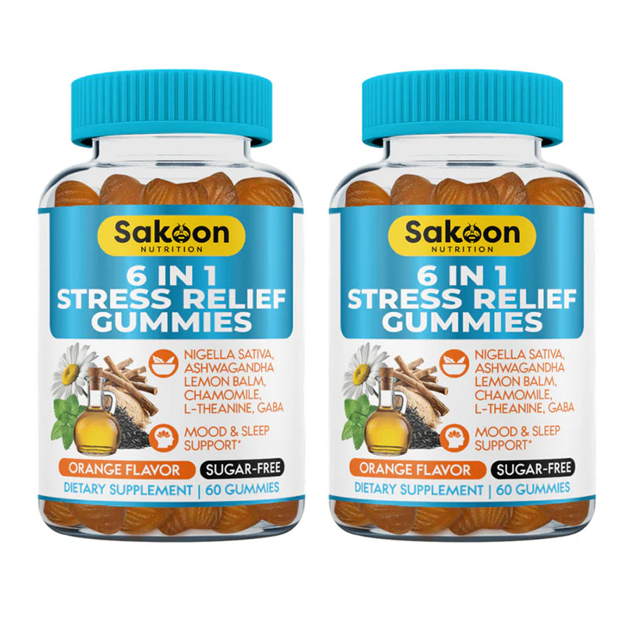 6 in 1 Stress Relief Gummies