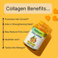 Halal Marine Collagen Gummies for Anti-Aging, Hair, Skin & Nails