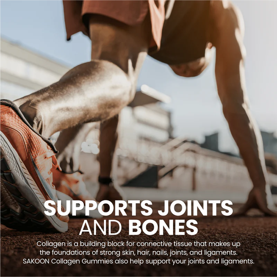 Halal Marine Collagen Gummies for Anti-Aging, Hair, Skin & Nails