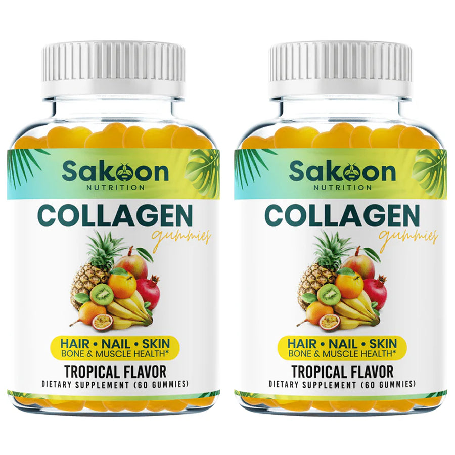 Halal Marine Collagen Gummies for Anti-Aging, Hair, Skin & Nails