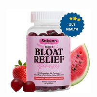 Bloating Relief Gummies - Green Tea, ACV, Dandelion, & More