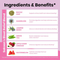 Bloating Relief Gummies - Green Tea, ACV, Dandelion, & More