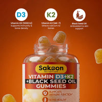 Sugar Free 5000 IU Vitamin D3 Gummies