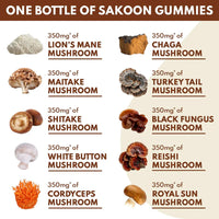 10-in-1 Lions Mane Mushroom Complex Gummies