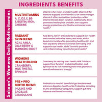 Women’s Multivitamin Gummies with Beauty, Energy & Digestive Support