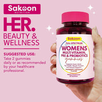 Women’s Multivitamin Gummies with Beauty, Energy & Digestive Support