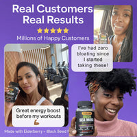 Sea Moss Gummies With Elderberry & Black Seed Oil