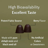 Himalayan Shilajit Gummies with Black Seed Oil