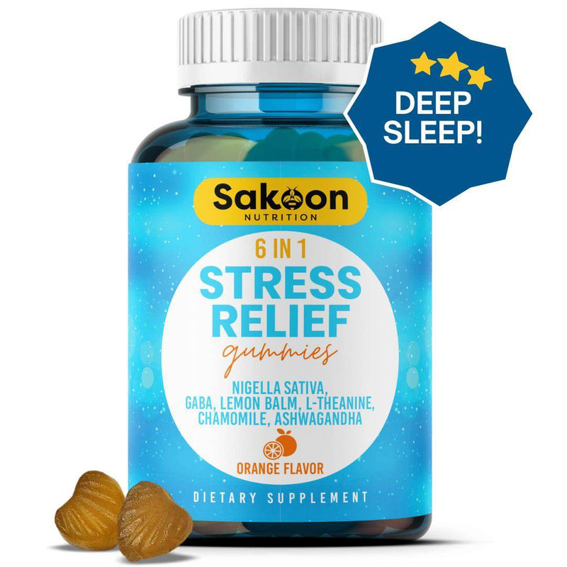 6 in 1 Stress Relief Gummies