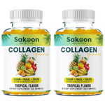 Halal Marine Collagen Gummies for Anti-Aging, Hair, Skin & Nails