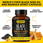 Black Seed Oil & Manuka Honey Capsules