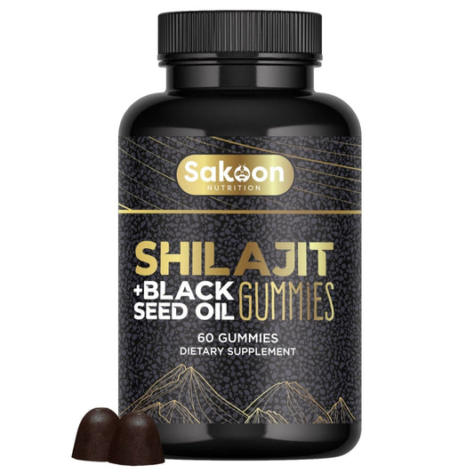 Pure Himalayan Shilajit Gummies with Black Seed Oil