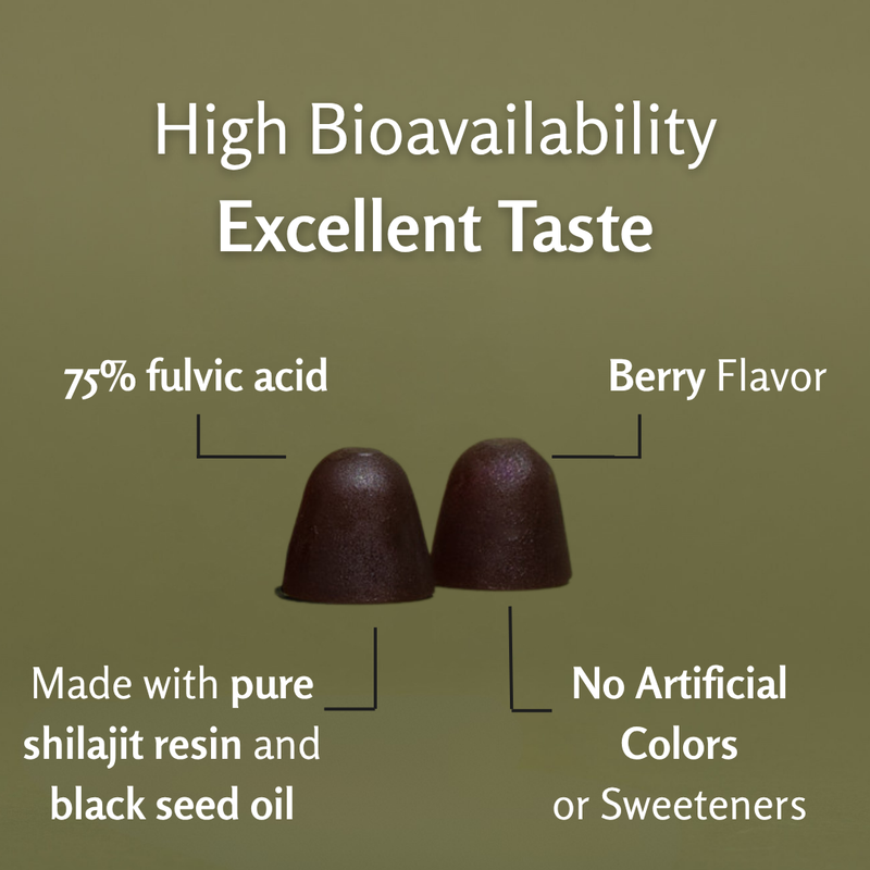 Shilajit Gummies with Black Seed Oil BOGO